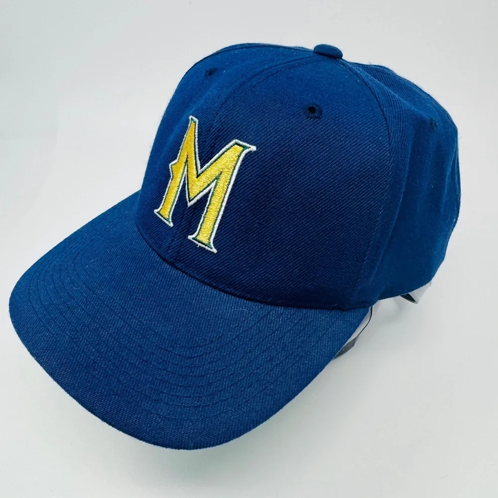 VTG Milwaukee Brewers‎ MLB Baseball Cap Snapback Blue M Logo Sports Specialties